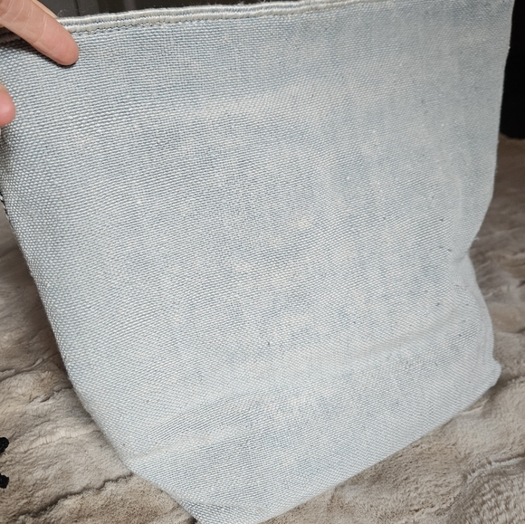 Jenna Bee for Free People Moroccan Cactus Silk Tote Gray-Blue - Picture 5 of 11